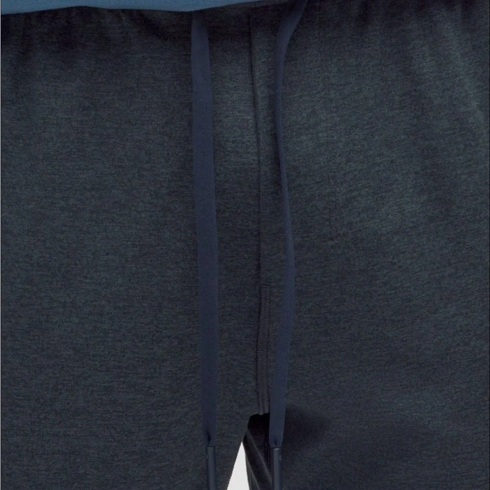 Men's lululemon soft jersey jogger heathered Navy Jogger Pants - Picture 2 of 3
